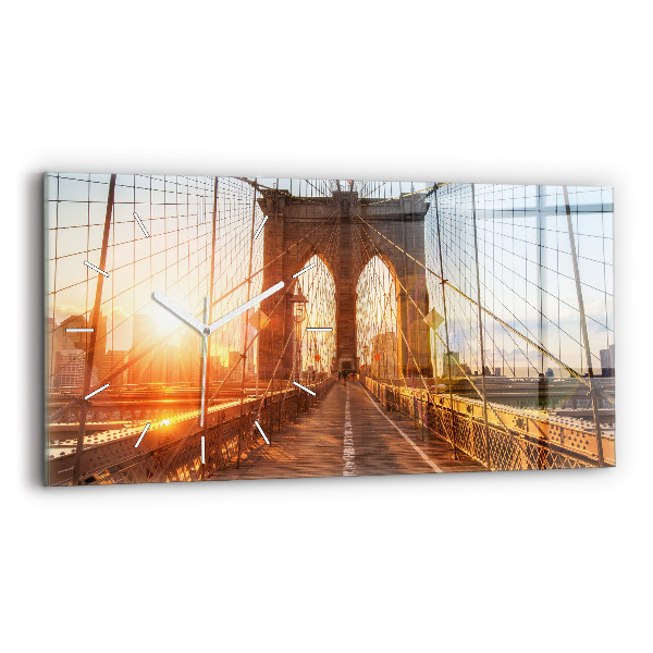 Üvegóra vízszintesen 60x30 Brooklyn Bridge NYC