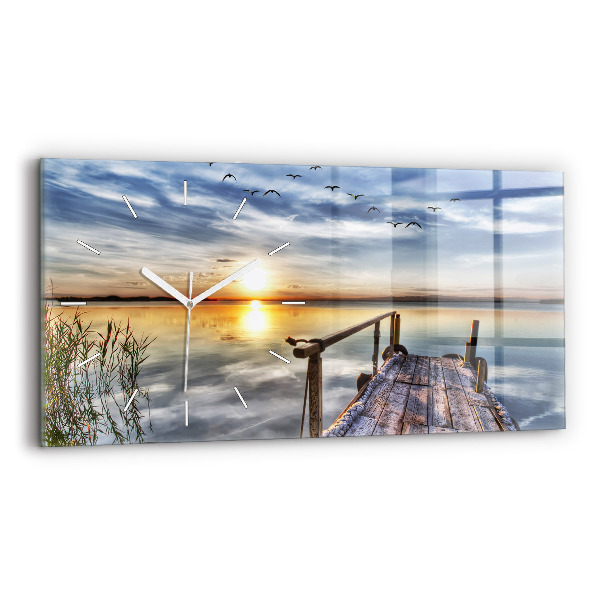 Üvegóra vízszintesen 60x30 Lake Sunset