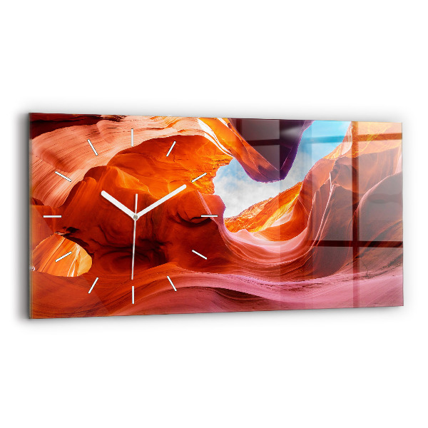 Vízszintes üvegóra 60x30 Kanyon