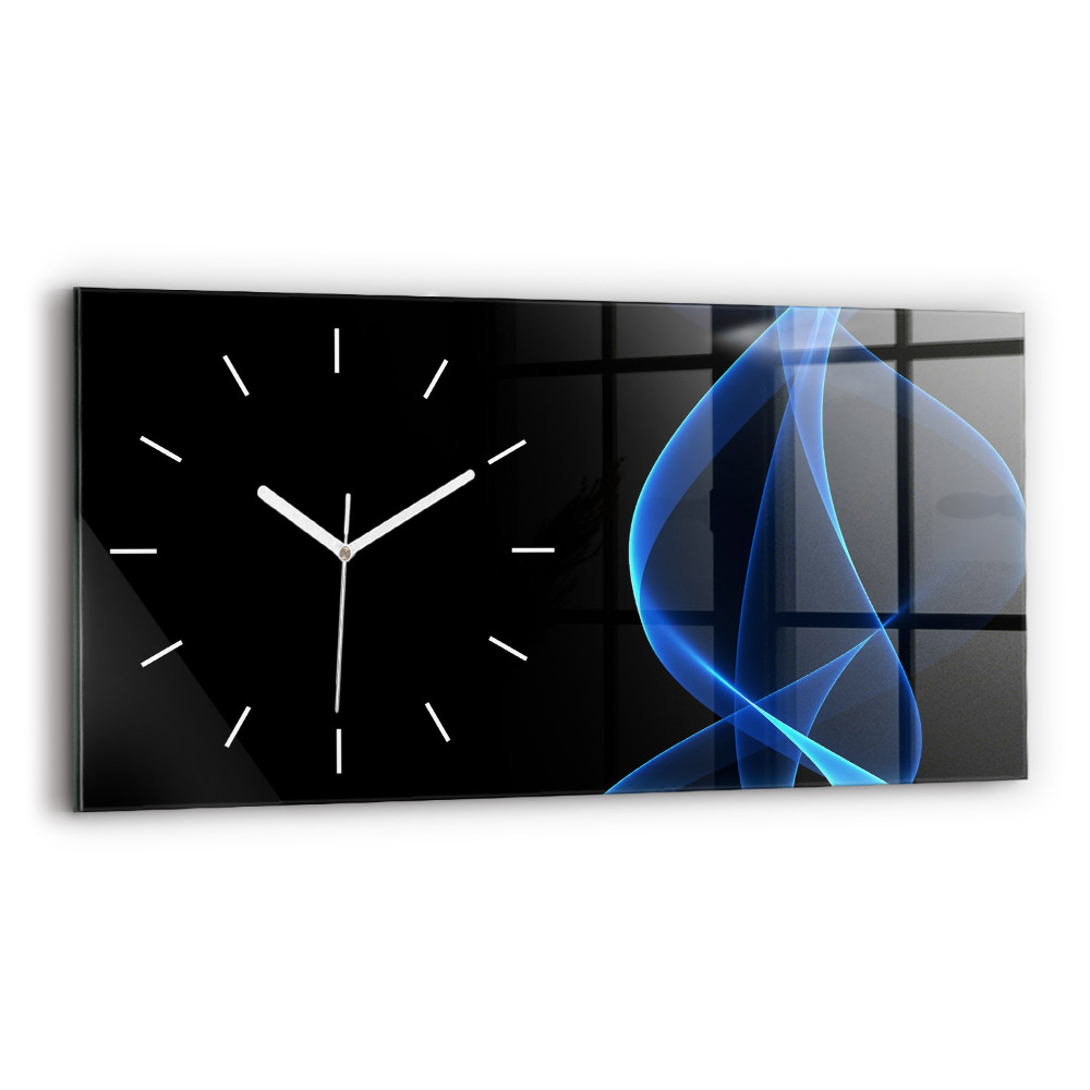 Üvegóra vízszintesen 60x30 Kék vonalak