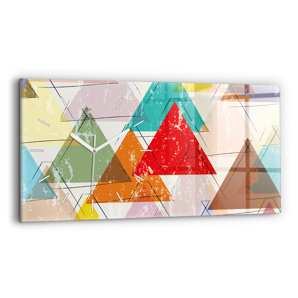 Üvegóra vízszintesen 60x30 Háromszög geometriai minta