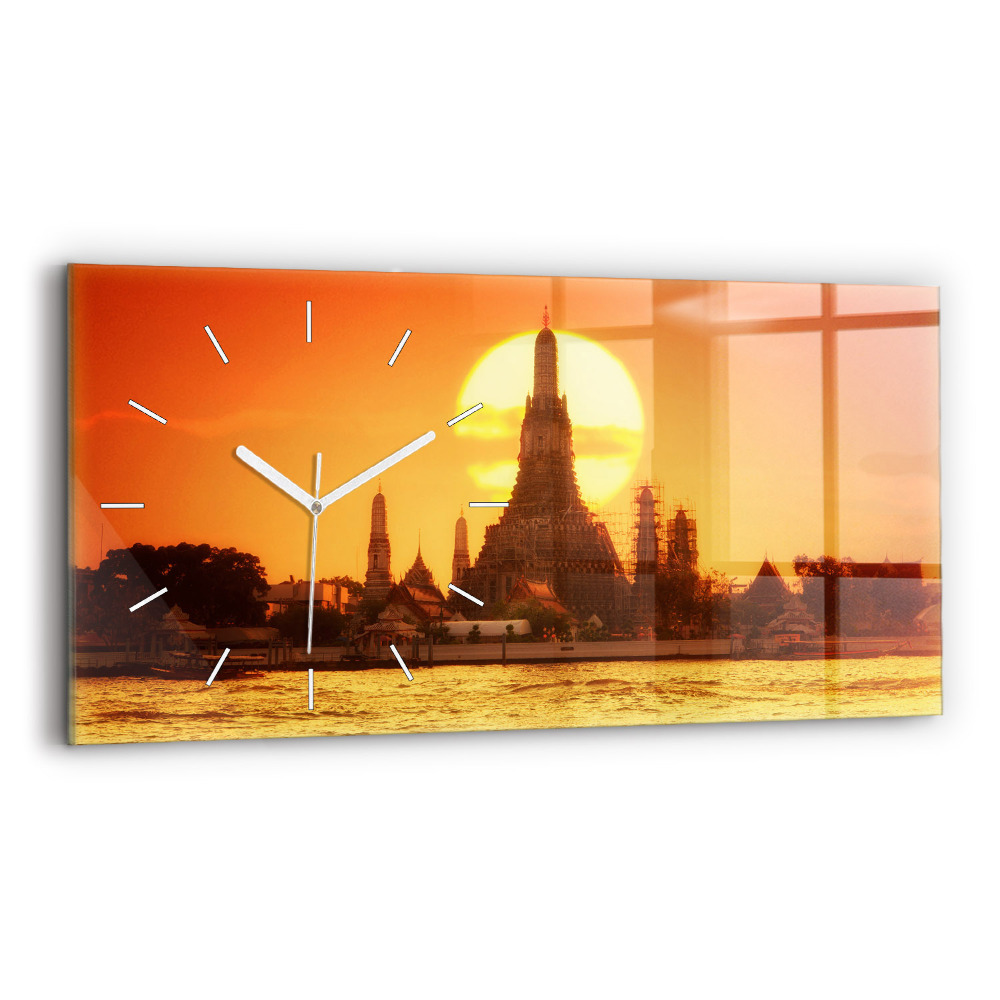 Vízszintes üvegóra 60x30 Wat arun Bangkok Thaiföld