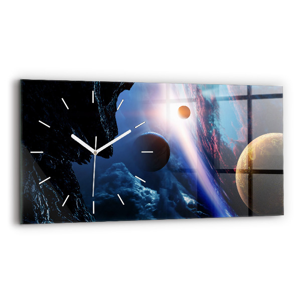 Vízszintes üvegóra 60x30 Nagy galaxis