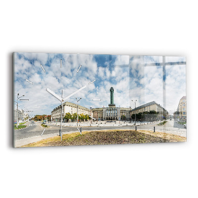 Vízszintes üvegóra 60x30 Panoráma Ostrava városára