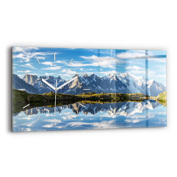 Vízszintes üvegóra 60x30 Chamonix-völgy, francia Alpok
