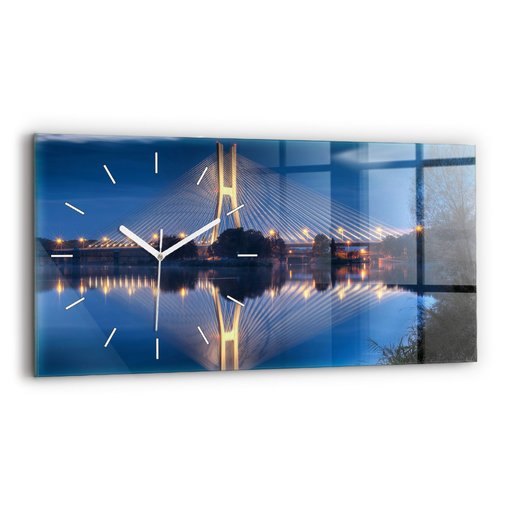 Vízszintes üvegóra 60x30 Rędziński híd Wrocław