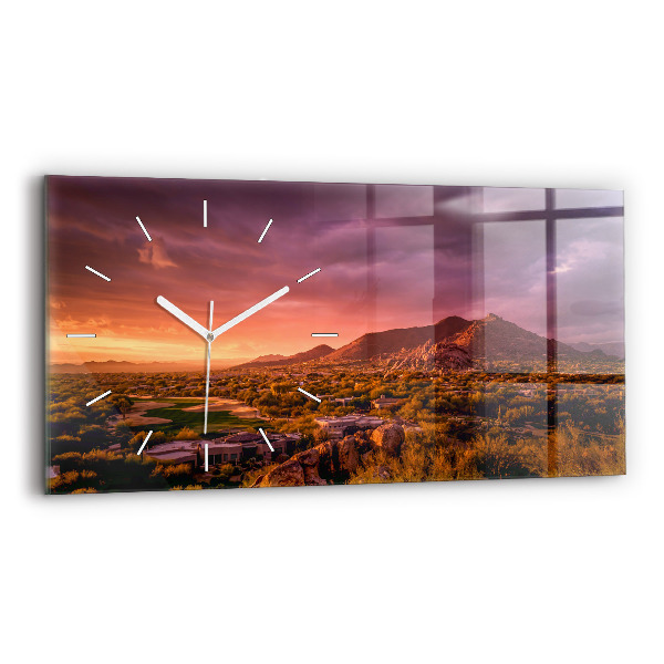 Üvegóra vízszintesen 60x30 North Scottsdale naplemente