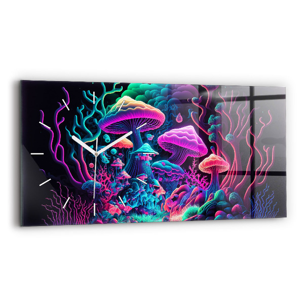 Üvegóra vízszintesen 60x30 Neon gomba