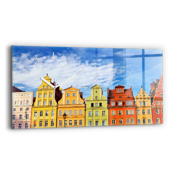 Vízszintes üvegóra 60x30 Wrocław - Óváros