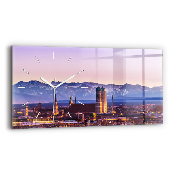 Üvegóra vízszintesen 60x30 Német Alpok München