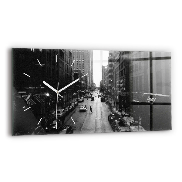 Üvegóra vízszintesen 60x30 Chicago város utcáin