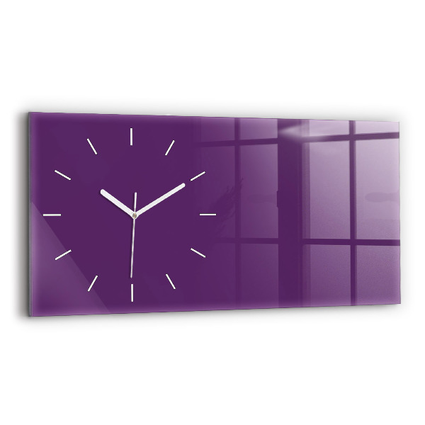 Vízszintes üvegóra 60x30 Lila színű