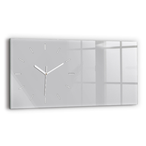 Vízszintes üvegóra 60x30 Világos szürke színű