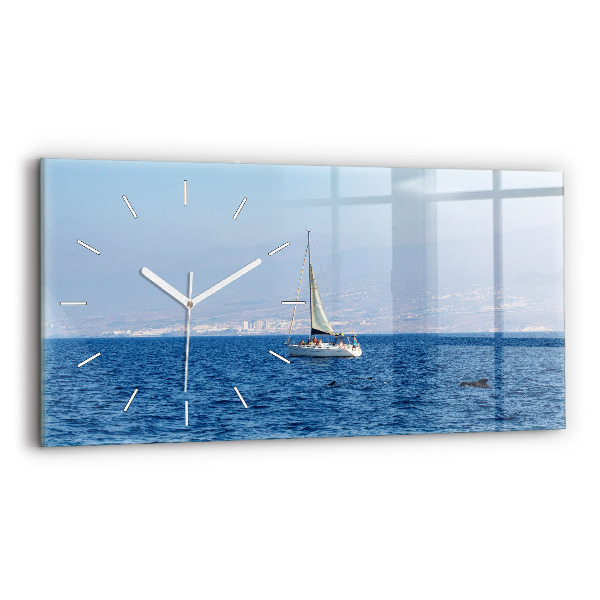 Vízszintes üvegóra 60x30 Yacht Tenerifén