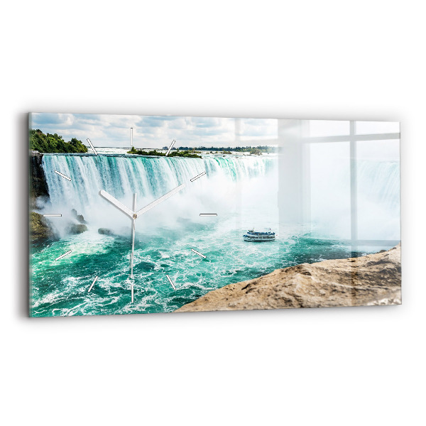 Négyszögletes üvegóra vízszintesen 60x30 Niagara hajó