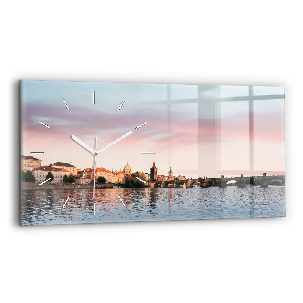 Üvegóra vízszintesen 60x30 Károly híd Prágában