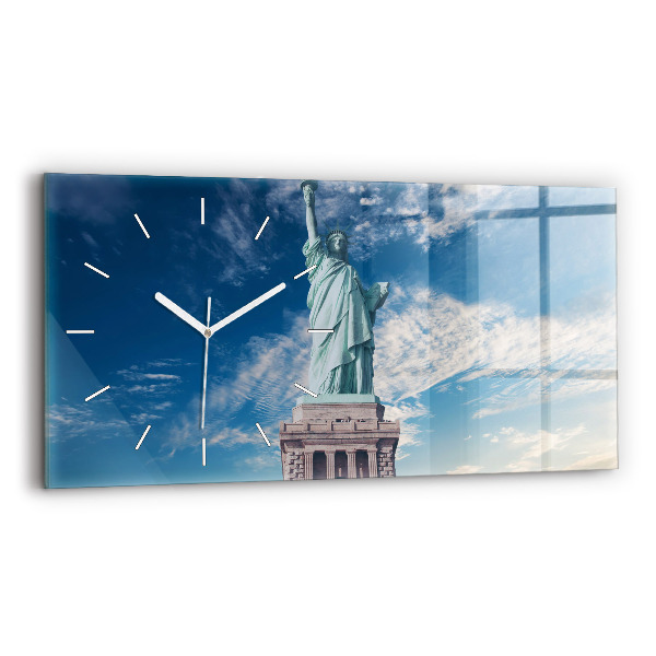 Vízszintes üvegóra 60x30 New York-i Szabadság-szobor
