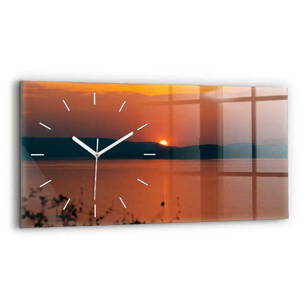 Üvegóra vízszintesen 60x30 Este a Balaton