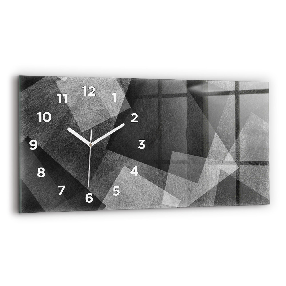 Vízszintes üvegóra 60x30 Geometrikus absztrakció