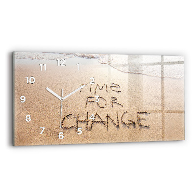 Üvegóra vízszintesen 60x30 Idézet a tengerparton