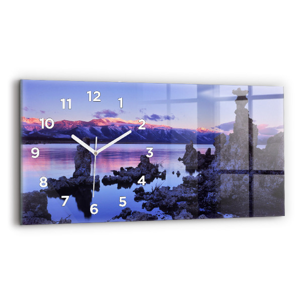 Vízszintes üvegóra 60x30 Kaliforniai tó