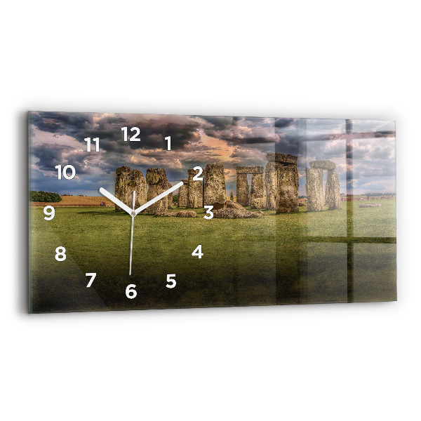 Négyszögletes üvegóra vízszintesen 60x30 Stonehenge Nimbostratus