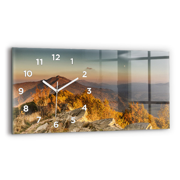 Vízszintes üvegóra 60x30 Bieszczady-hegység