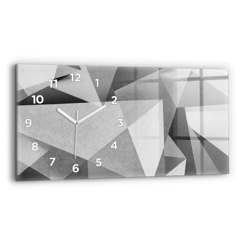 Üvegóra vízszintesen 60x30 Szürke geometriai absztrakció