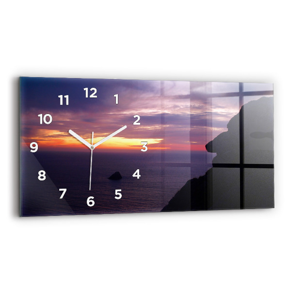 Vízszintes üvegóra 60x30 Kőfej