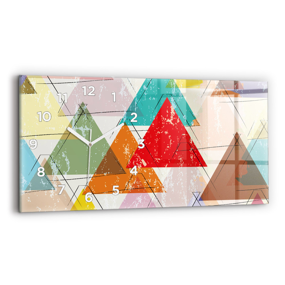 Üvegóra vízszintesen 60x30 Háromszögek geometriai minta