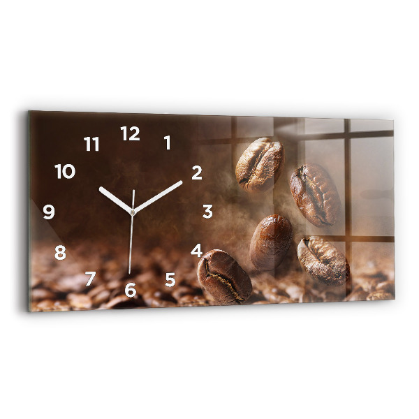 Vízszintes üvegóra 60x30 Kávébabok