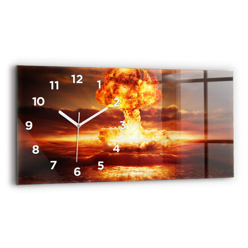 Üvegóra vízszintesen 60x30 Atombomba robbanás