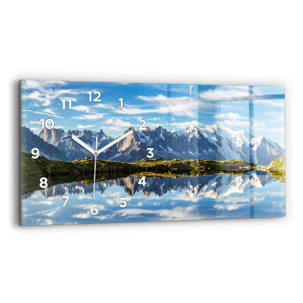 Vízszintes üvegóra 60x30 Chamonix-völgy, Francia Alpok