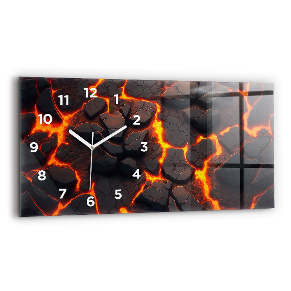 Üvegóra vízszintesen 60x30 Láva vulkán