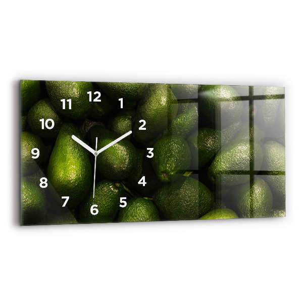Vízszintes üvegóra 60x30 Avokádó