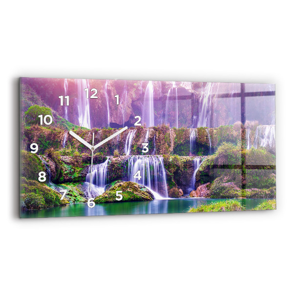 Vízszintes üvegóra 60x30 Jiulong vízesés Kína