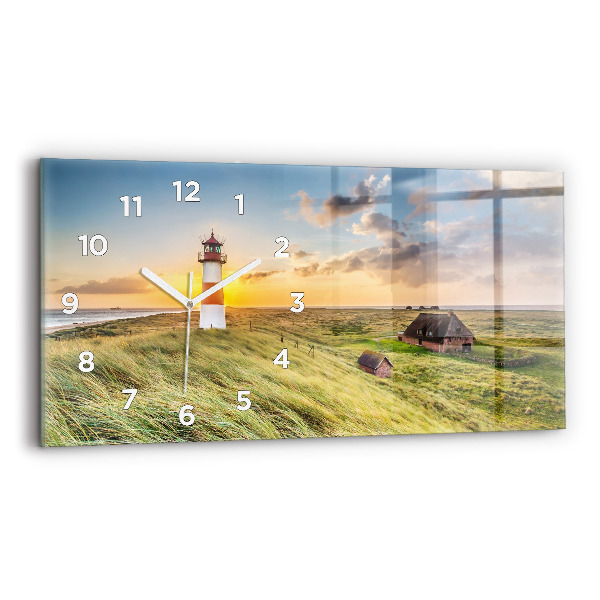 Vízszintes üvegóra 60x30 Világítótorony