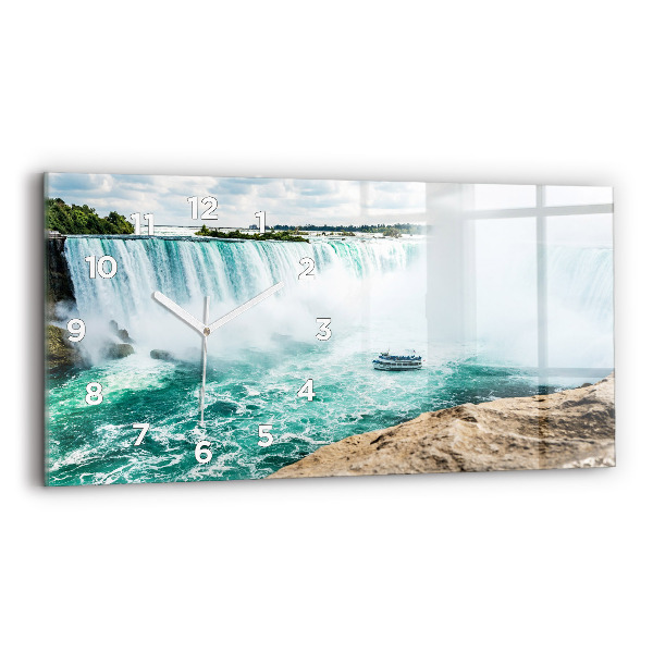 Vízszintes üvegóra 60x30 Niagara csónak