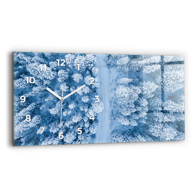 Üvegóra vízszintesen 60x30 Erdő madártávlatból drónnal