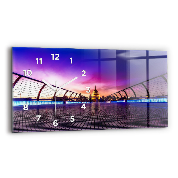 Vízszintes üvegóra 60x30 Szent Pál székesegyház