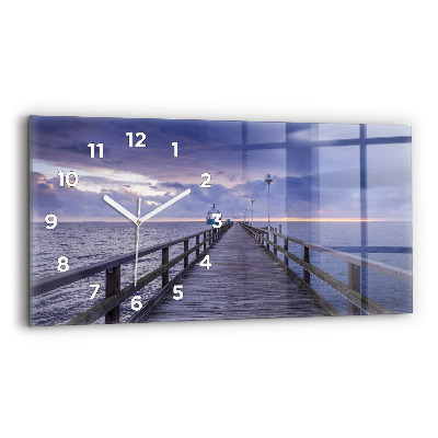 Üvegóra vízszintesen 60x30 Móló a Balti-tengeren