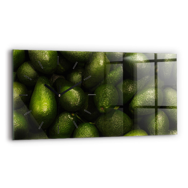 Vízszintes üvegóra 60x30 Avokádó
