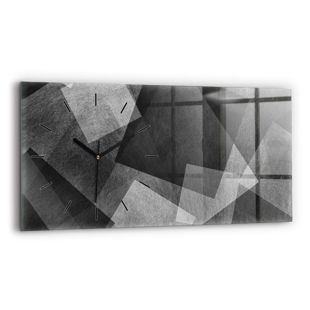 Vízszintes üvegóra 60x30 Geometrikus absztrakció