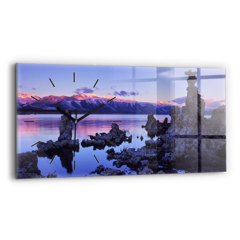 Vízszintes üvegóra 60x30 Kaliforniai tó