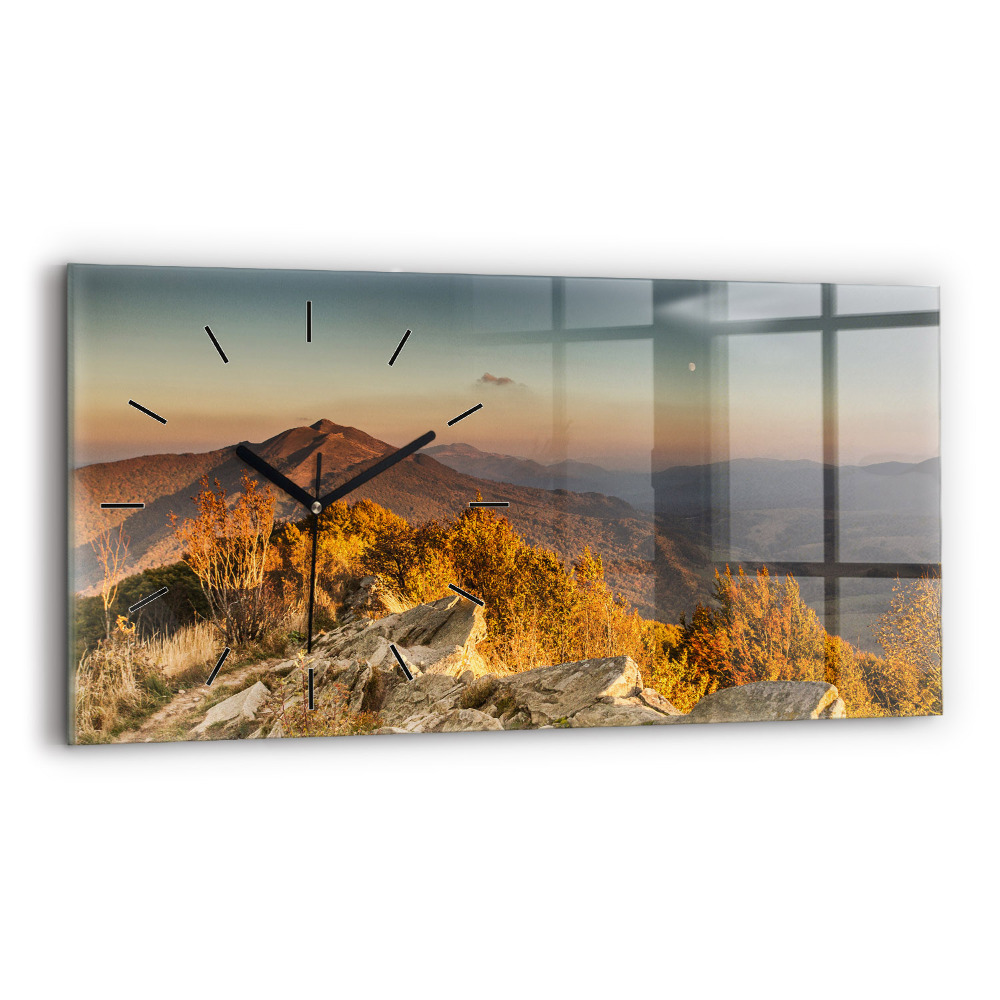 Vízszintes üvegóra 60x30 Bieszczady-hegység