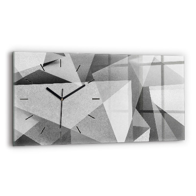 Üvegóra vízszintesen 60x30 Szürke geometriai absztrakció