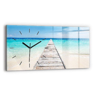 Üvegóra vízszintesen 60x30 Trópusi sziget