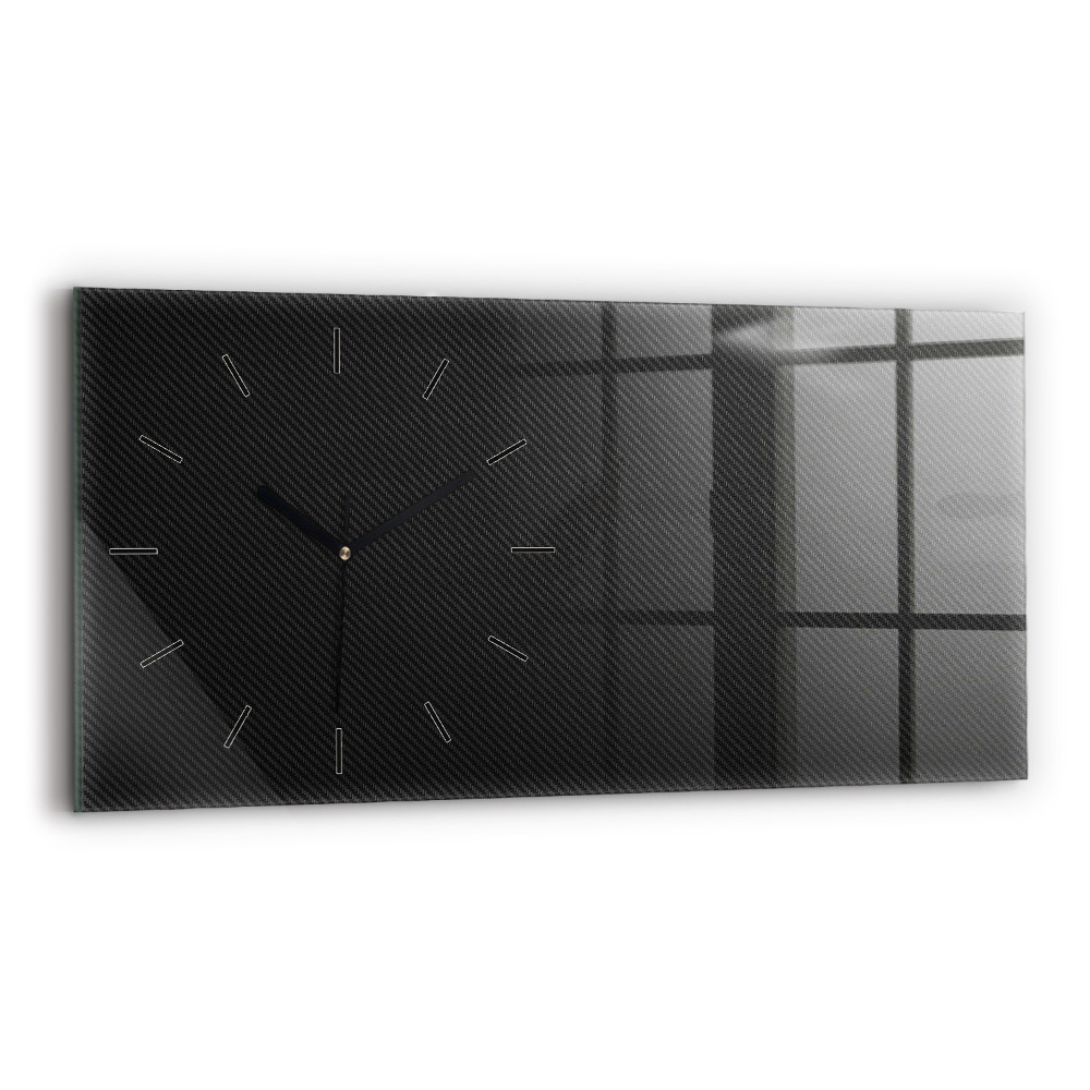 Vízszintes üvegóra 60x30 Sötét absztrakt