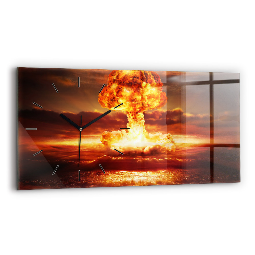 Üvegóra vízszintesen 60x30 Atombomba robbanás