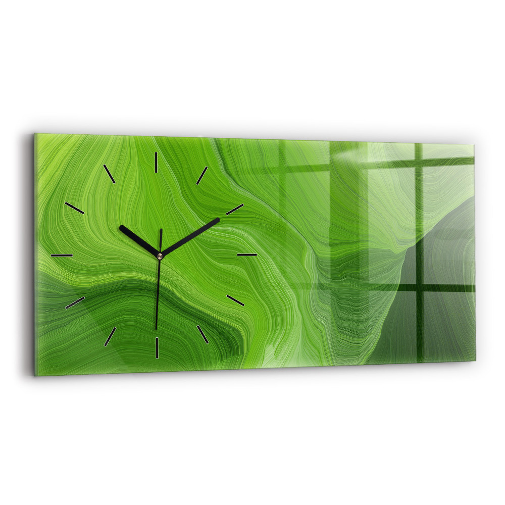 Vízszintes üvegóra 60x30 Modern hullámok